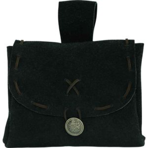 Laced Leather Pouch