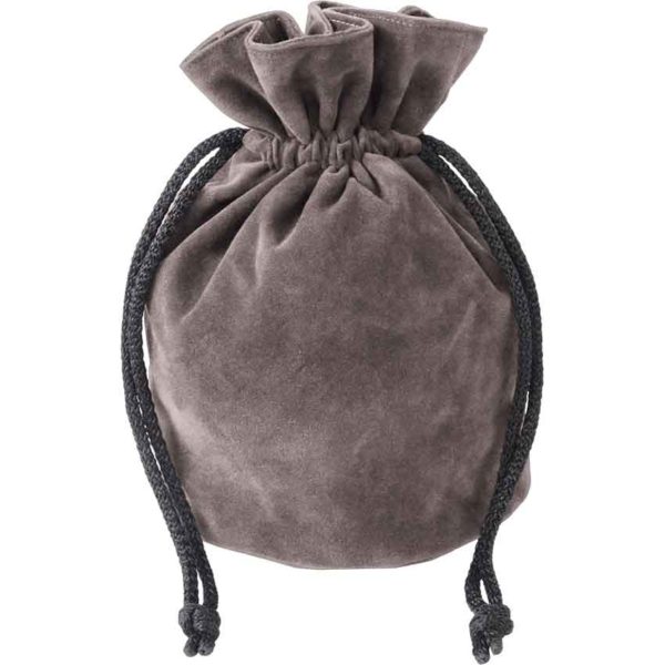 Soft Suede Drawstring Pouch