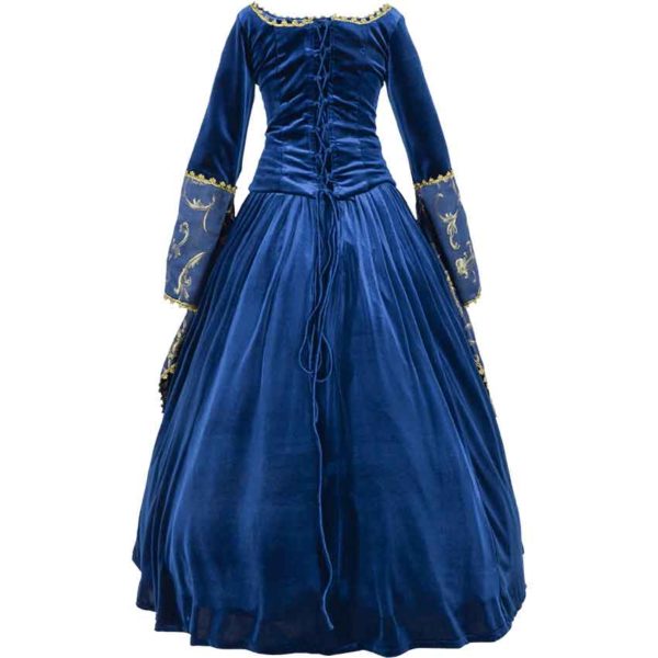 Graceful Royal Velvet Gown