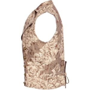 Gentlemens Brown Brocade Vest