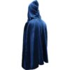 Short Velvet Cloak with Hood