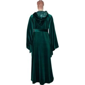 Hooded Velvet Robe