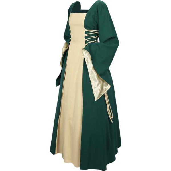 Side Laced Medieval Maiden Dress