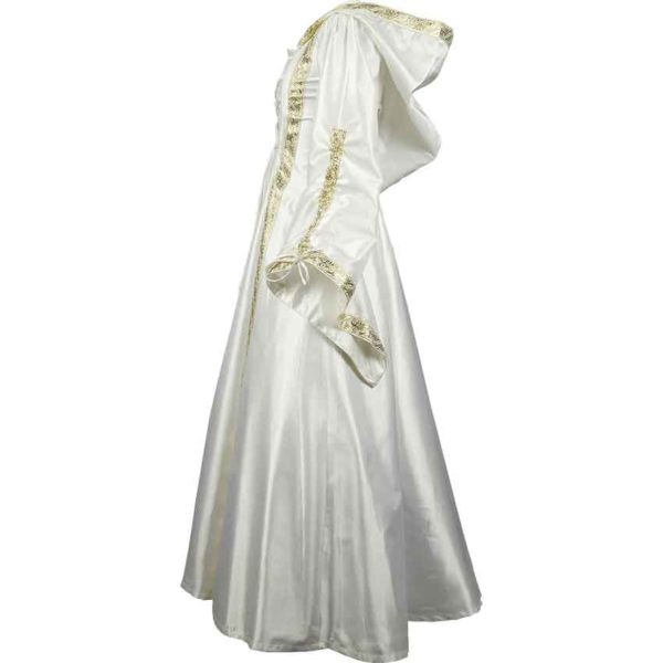 Hooded Medieval Wedding Dress