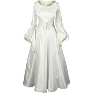 Hooded Medieval Wedding Dress