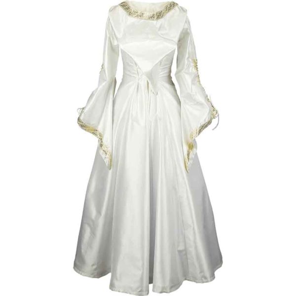 Hooded Medieval Wedding Dress