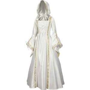 Hooded Medieval Wedding Dress