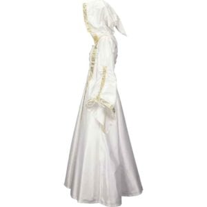Hooded Medieval Wedding Dress