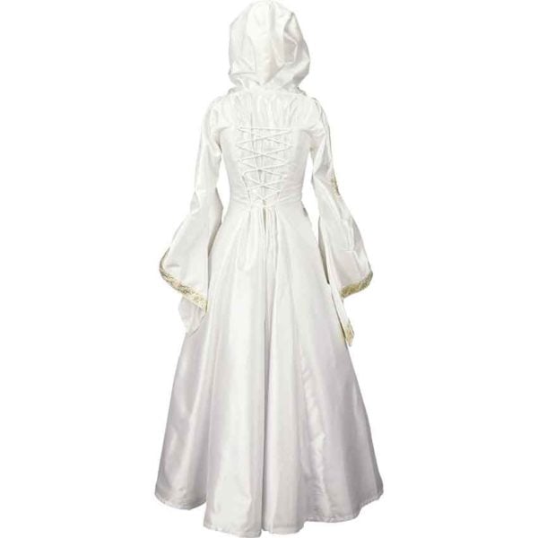 Hooded Medieval Wedding Dress
