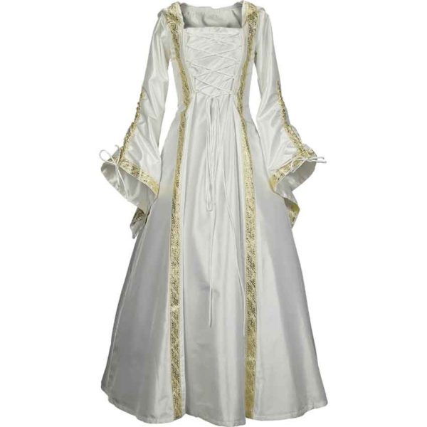 Hooded Medieval Wedding Dress