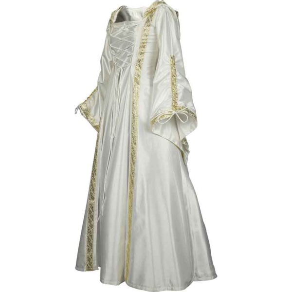 Hooded Medieval Wedding Dress