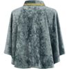 Womens Crushed Velvet Short Cloak