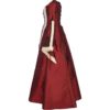 Renaissance Sorceress Dress - Burgundy