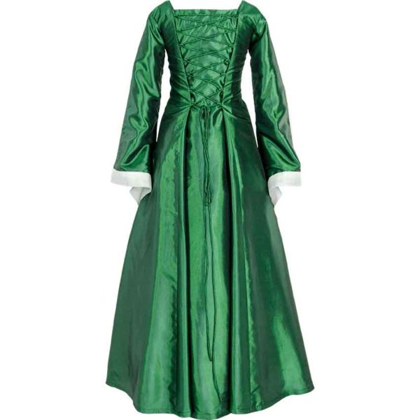 Renaissance Sorceress Dress - Green