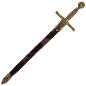 Excalibur Sword Letter Opener With Scabbard