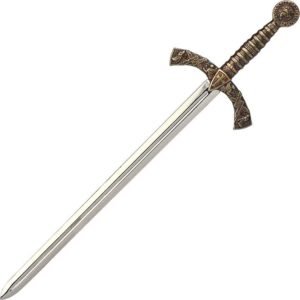 Crusader Sword Letter Opener With Scabbard