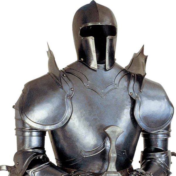 15th Century German Full Suit of Armor with Sword