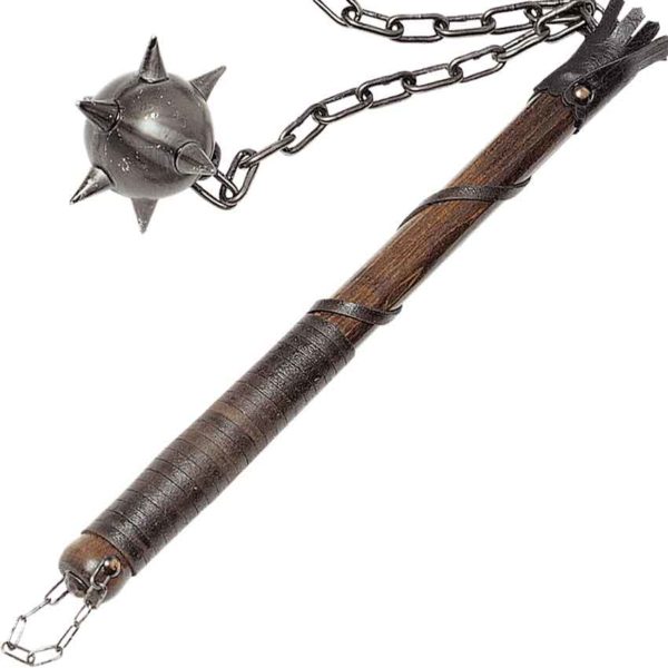 Large Three Ball Medieval Flail