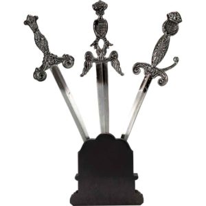 Letter Opener Set of 3 with Display Stand