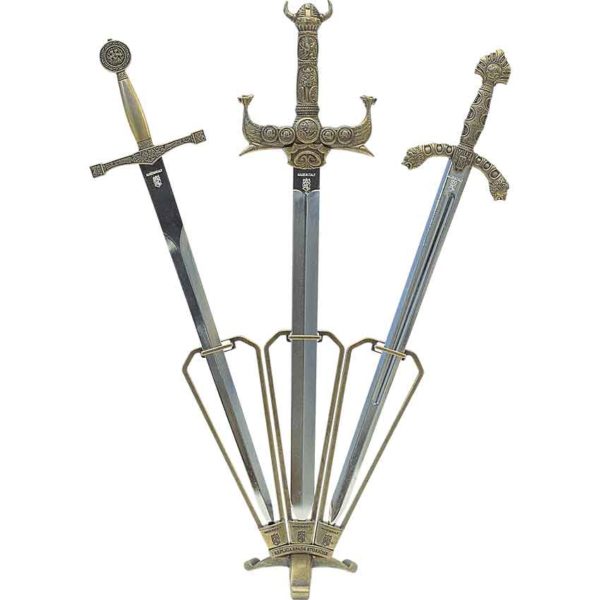 Set of 3 Letter Openers with Stand