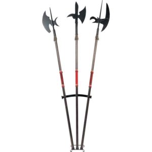 Display Stand for Three Halberds