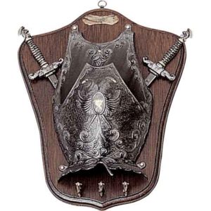 Mini Armour and Swords Display Plaque with Pegs
