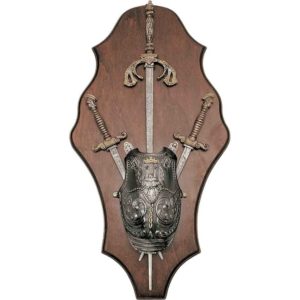 Medieval Weapons Display Plaque