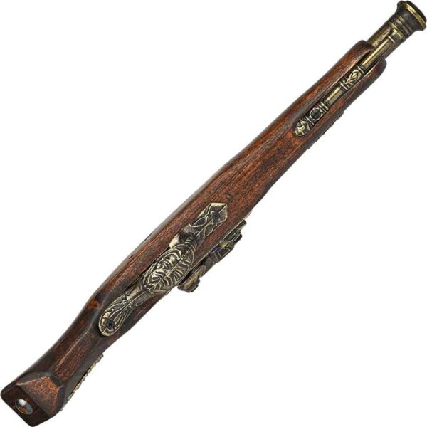 Brass 17th Century Italian Flintlock Pistol