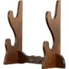 Wooden Two Pistol Table Stand