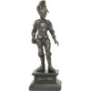 Miniature Pewter Knight with Mace
