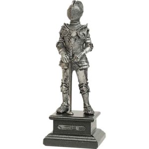 Miniature Pewter Knight with Sword