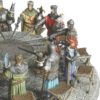 Hand Painted Knights of the Round Table Display