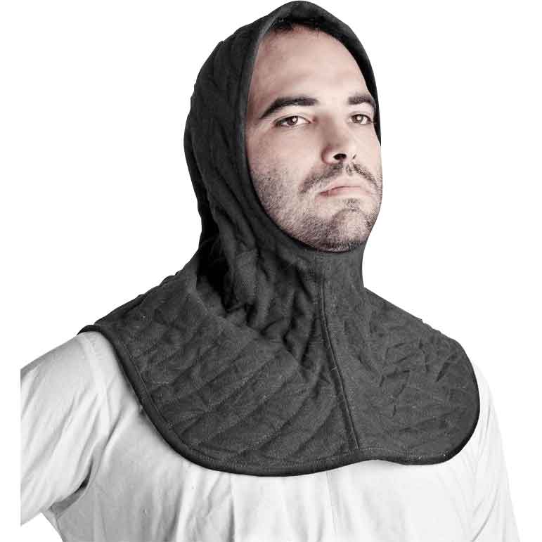 Medieval Cotton Padded Coif Hood Costume Arming Cap RKGBH005-BP2 