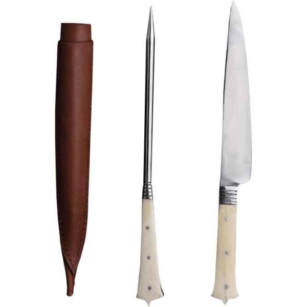 Large Knife and Spike Cutlery Set