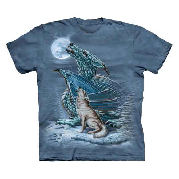 Dragon Wolf Moon T-Shirt