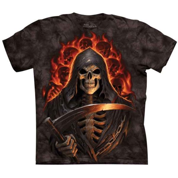 Fire Grim Reaper T-Shirt