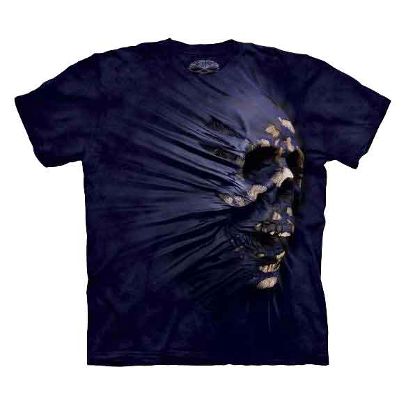 Side Skull Break Through T-Shirt