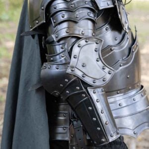 Blackened Balthasar Full Arm Guards