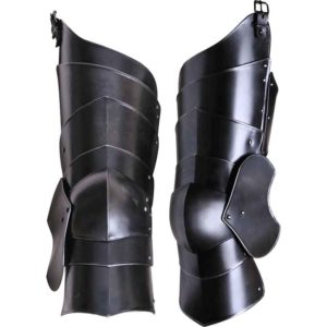 Blackened Markward Full Leg Guards