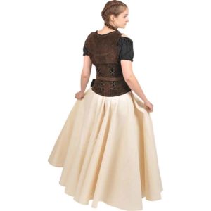 Sarina Suede Bodice