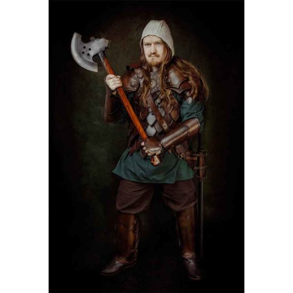 Sigfrid Leather Greaves