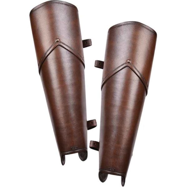 Sigfrid Leather Greaves