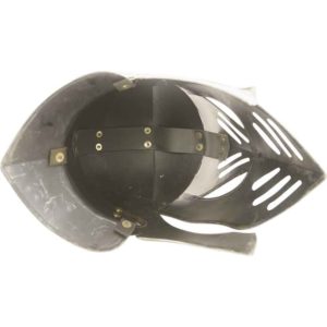 Reginald Darkened Steel Helmet