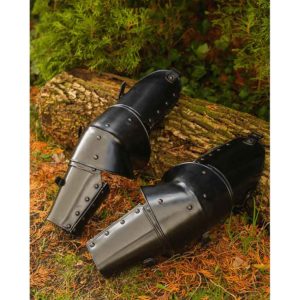 Blackened Markward Full Arm Guards