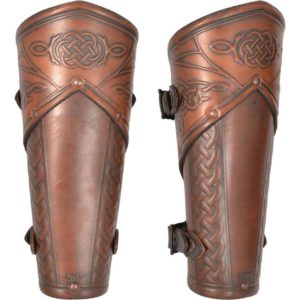 Celtic Mantikor Leather Bracers