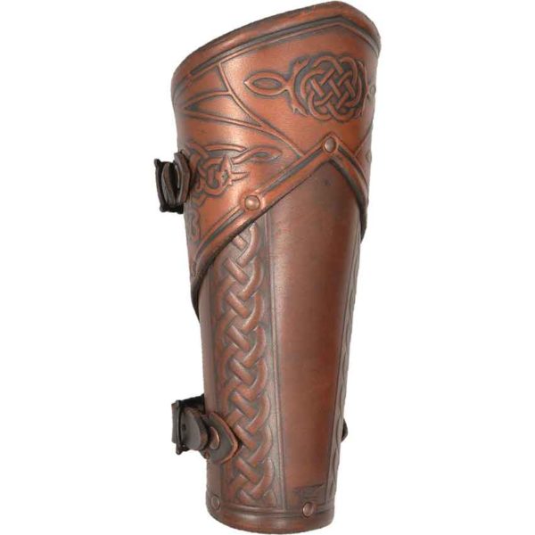 Celtic Mantikor Leather Bracers