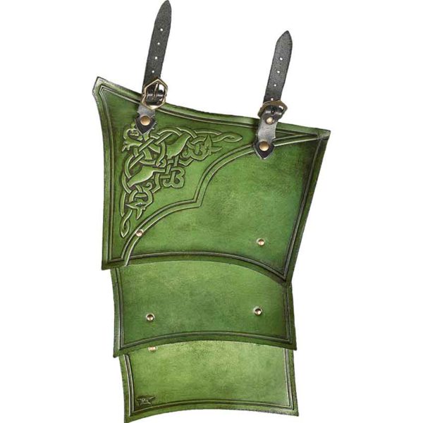 Celtic Mantikor Leather Tassets