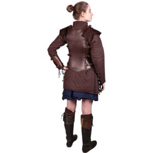 Artemis Embossed Leather Cuirass for Ladies