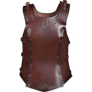 Artemis Embossed Leather Cuirass for Ladies