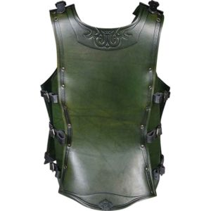 Artemis Embossed Leather Cuirass for Ladies